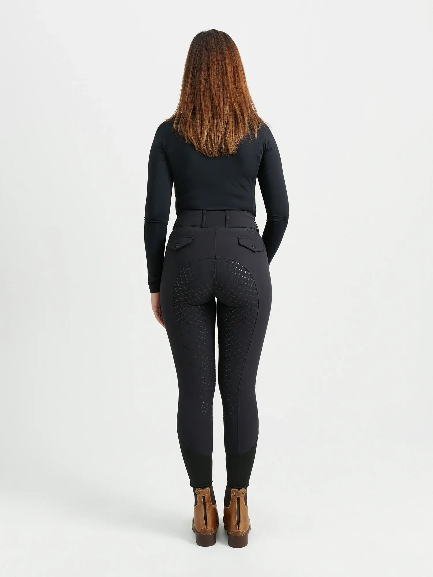 Jacson Rigmor Helskodd Ridbyxa - Svart