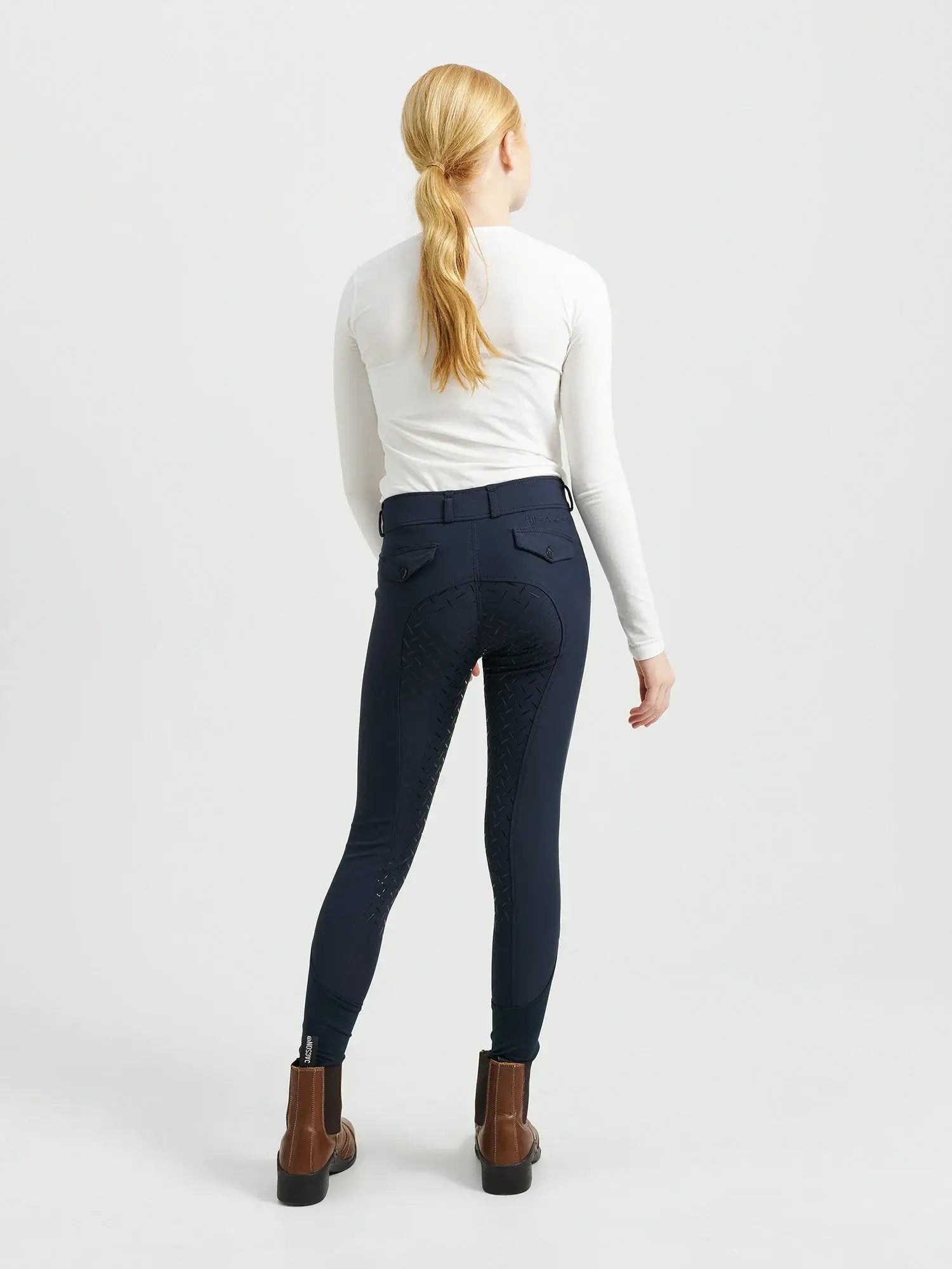 Jacson Rigmor Ridbyxa Knäskodd Junior - Marinblå