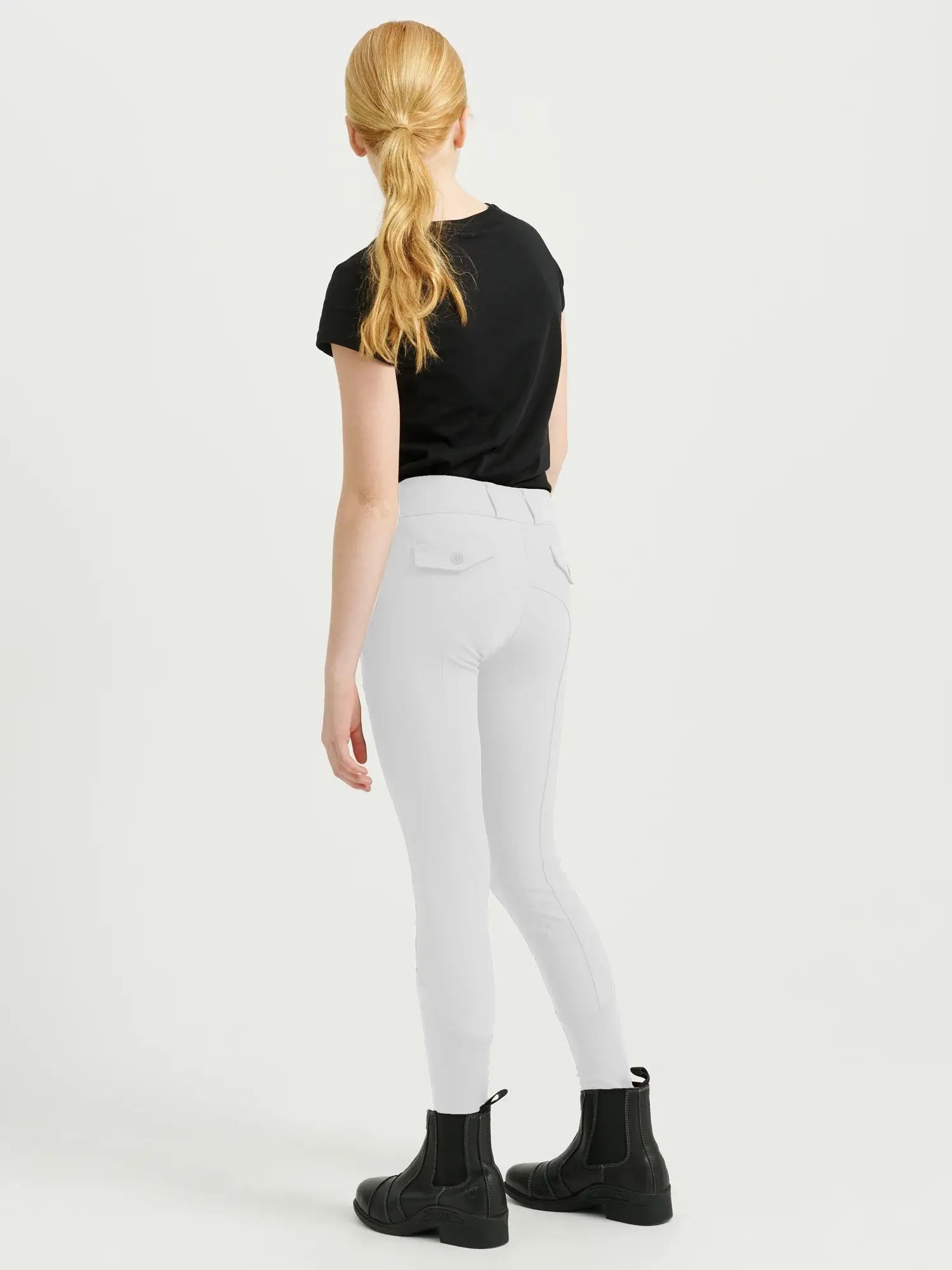 Jacson Rigmor Ridbyxa Knäskodd Junior - Vit