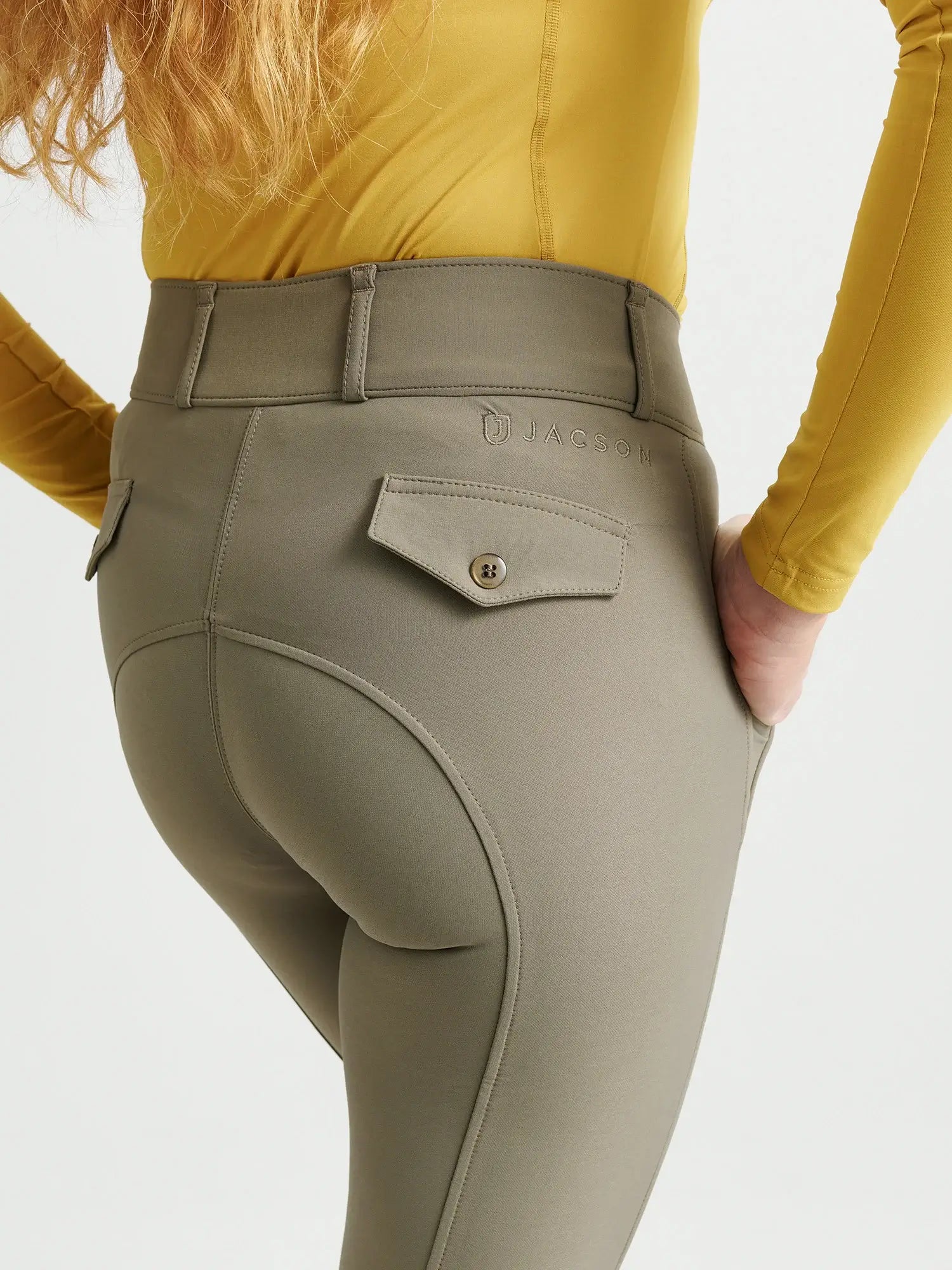 Jacson Rigmor Ridbyxa Knäskodd - Brun