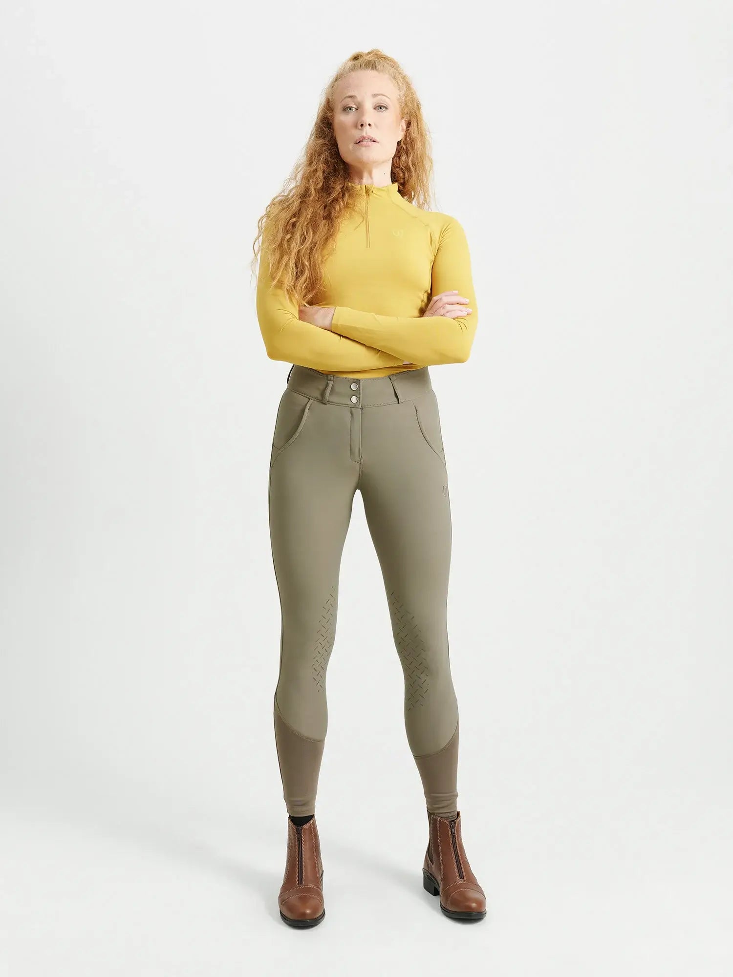 Jacson Rigmor Ridbyxa Knäskodd - Brun