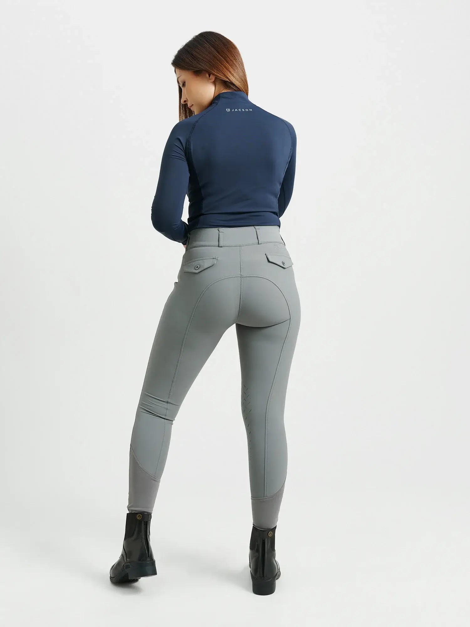 Jacson Rigmor Ridbyxa Knäskodd - Grå