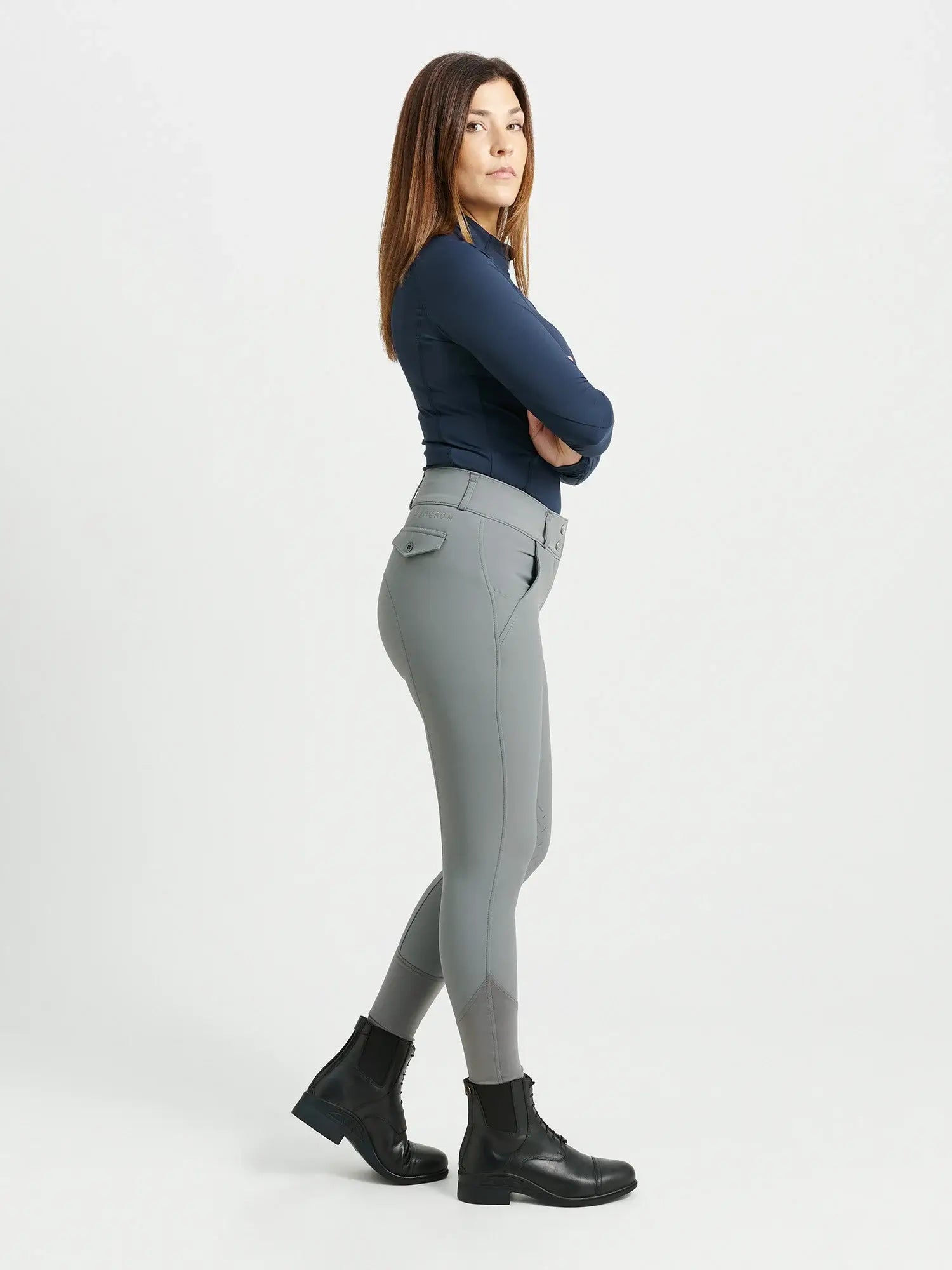 Jacson Rigmor Ridbyxa Knäskodd - Grå