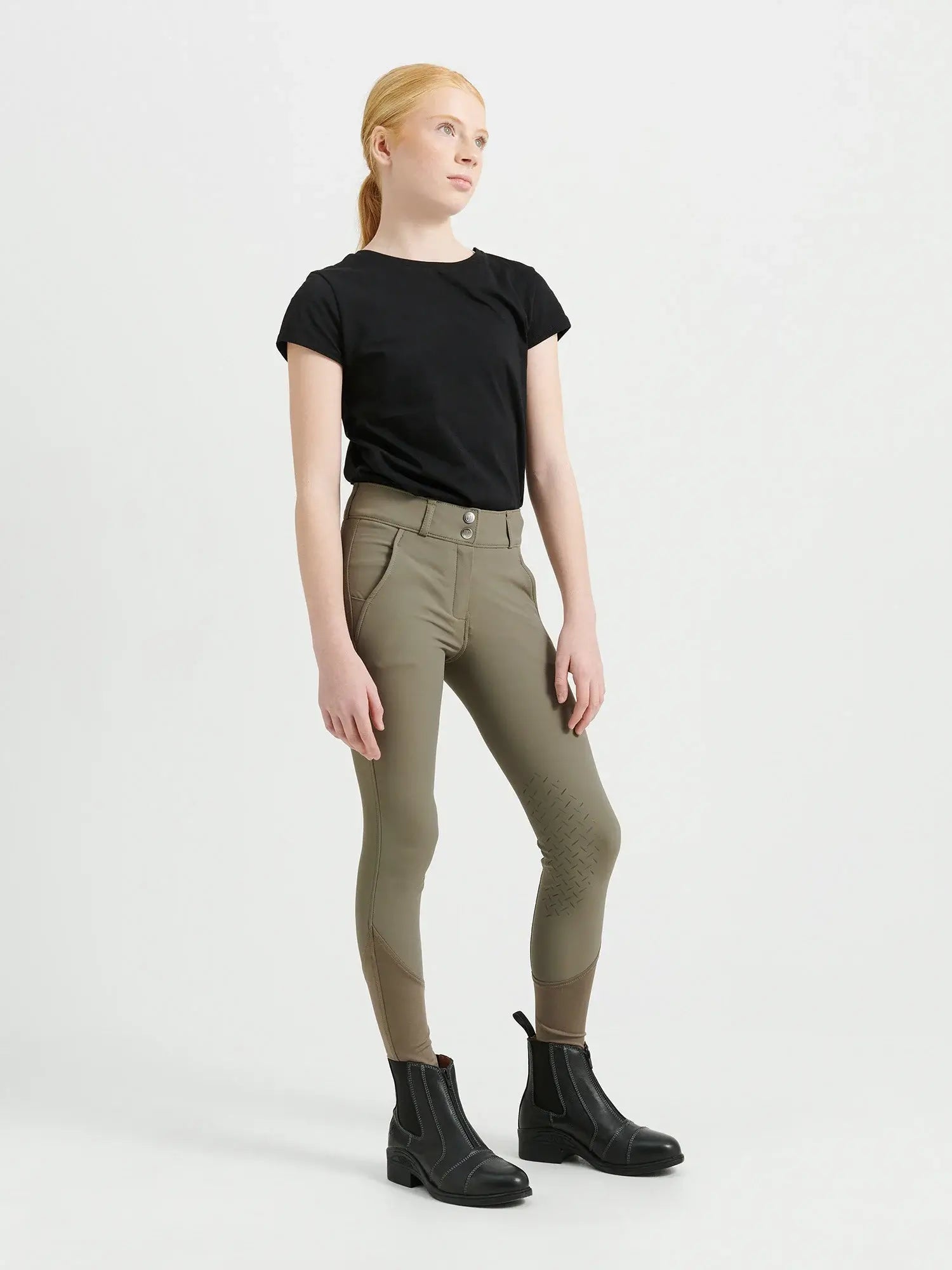 Jacson Rigmor Ridbyxa Knäskodd Junior - Brun