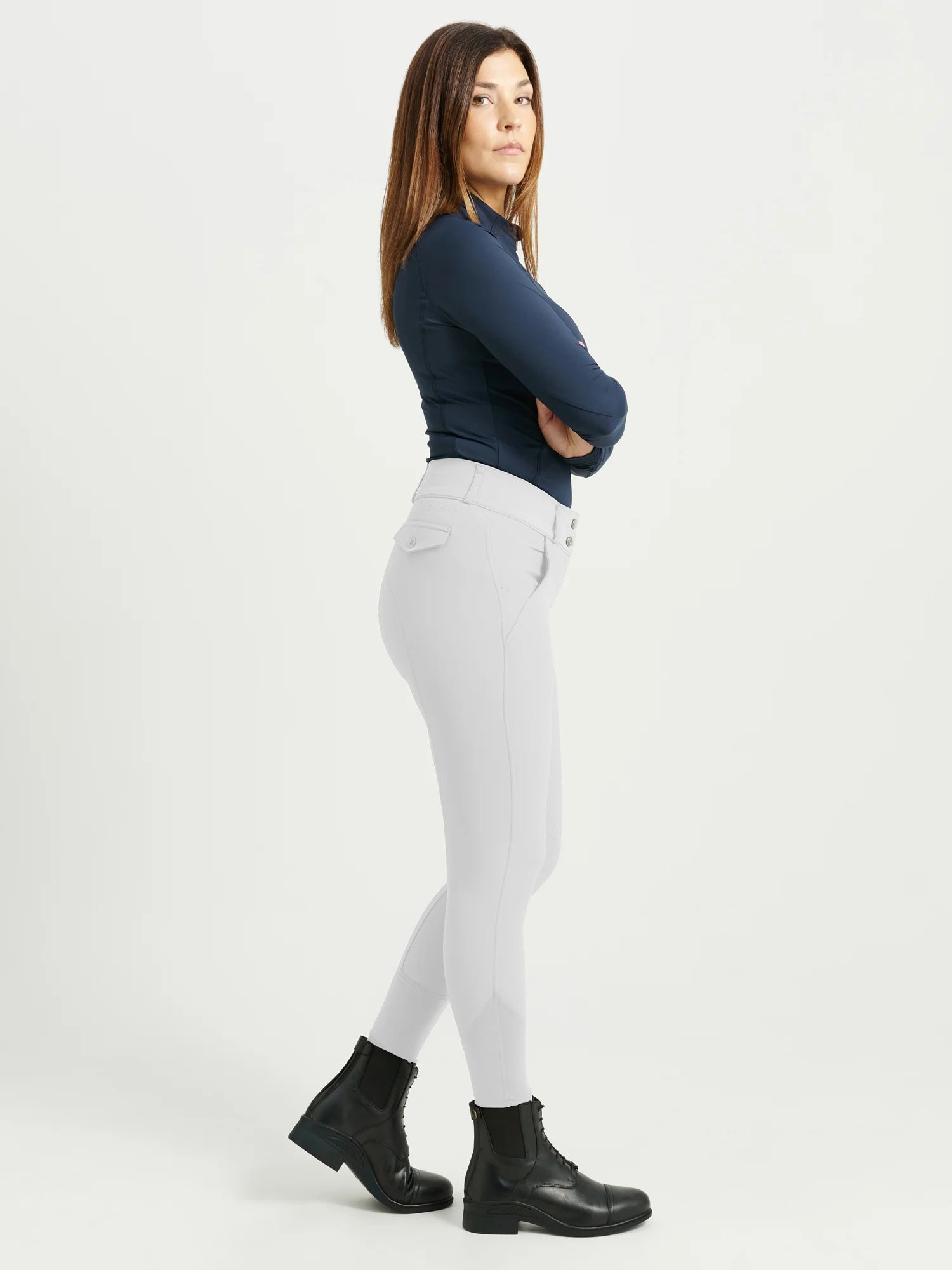 Jacson Rigmor Ridbyxa Knäskodd - Vit