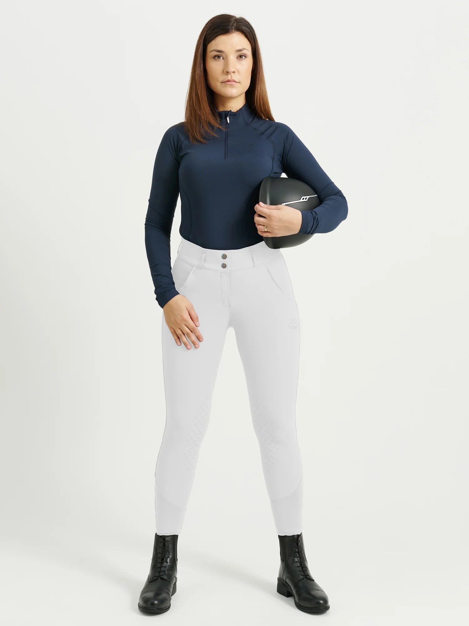 Jacson Rigmor Ridbyxa Knäskodd - Vit