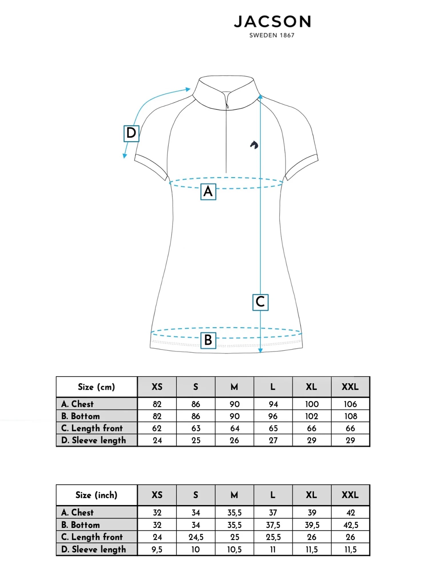 Jacson Sienna Tävlingstopp - Vit