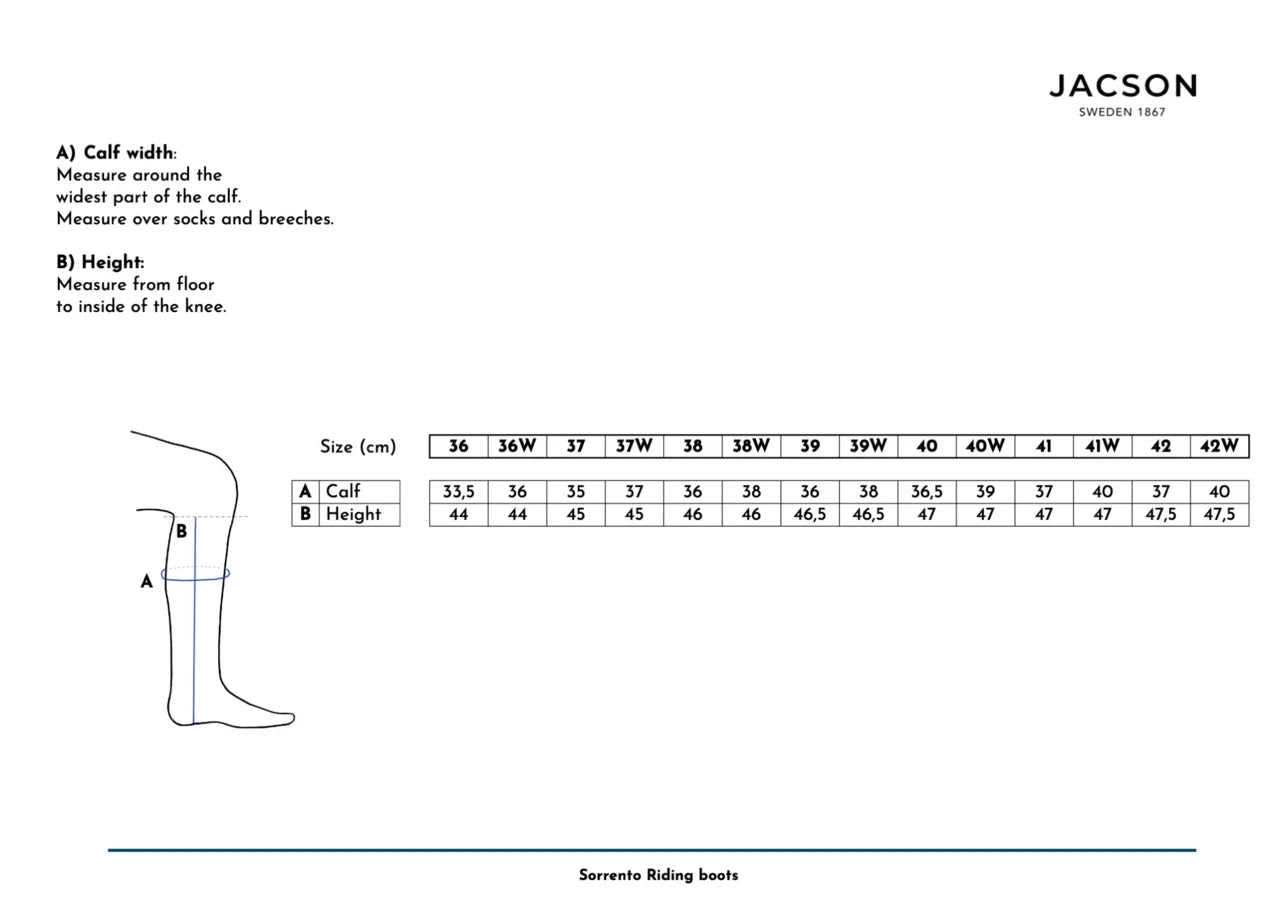 Jacson Sorrento Ridstövel - Svart