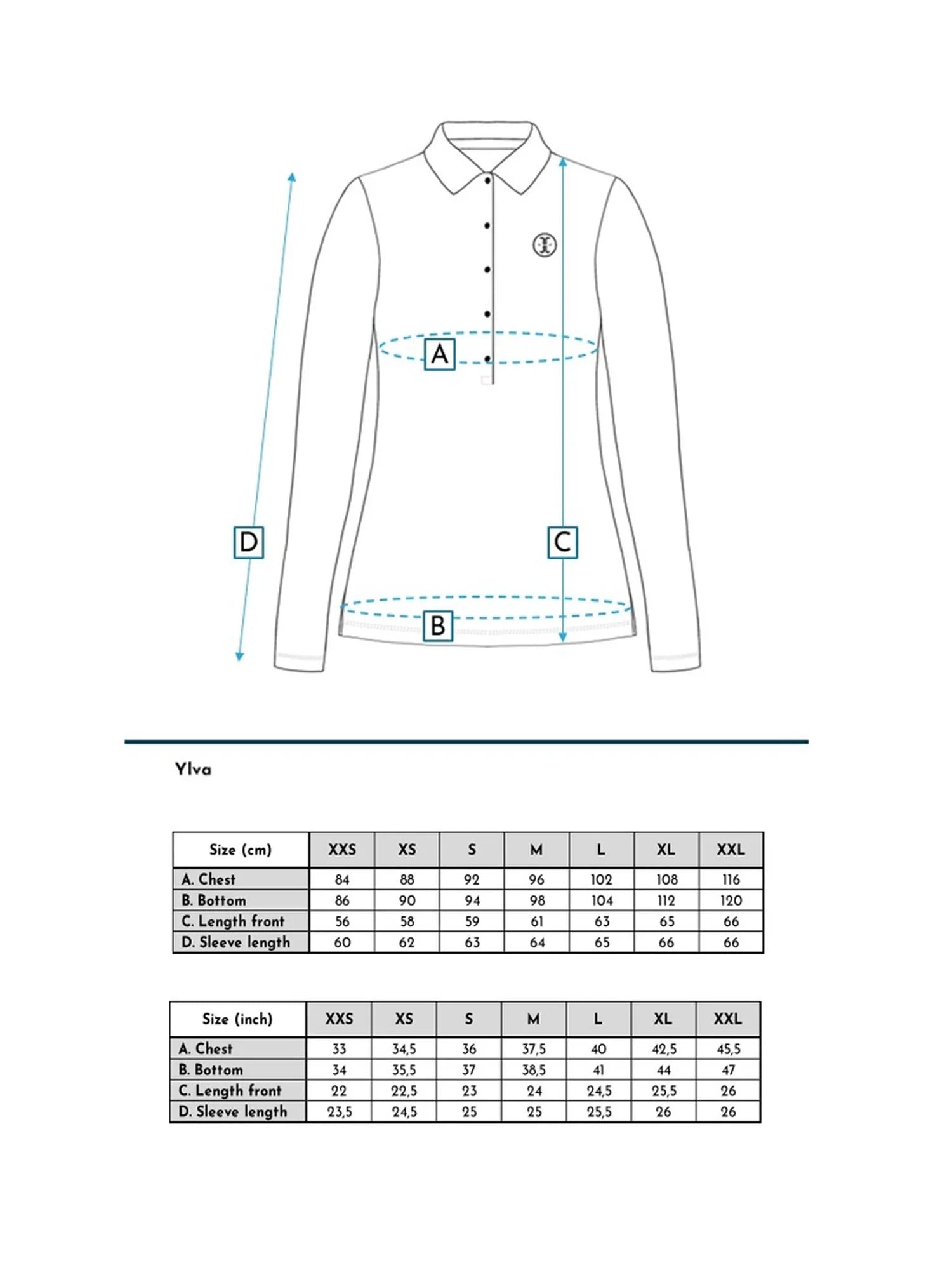 Jacson Ylva Långärmad Piké - Pure Cashmere