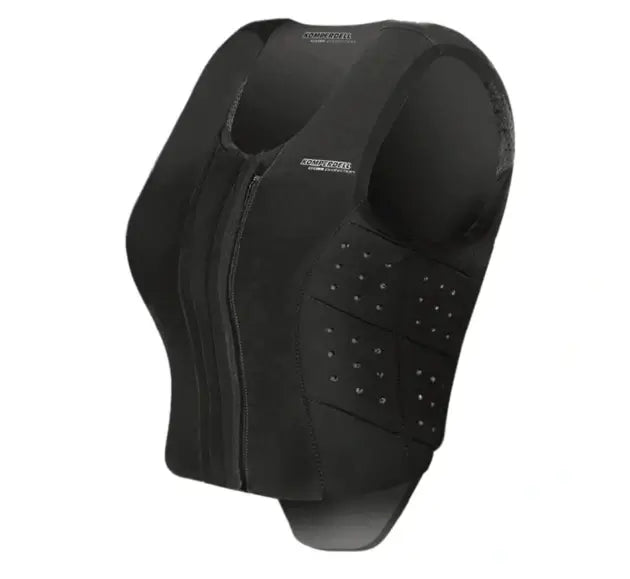 Komperdell Säkerhetsväst Front Zip Slim Fit - Svart