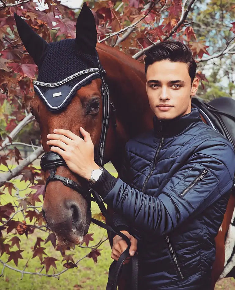 Equestrian Stockholm Bomber Jacket herr - Navy