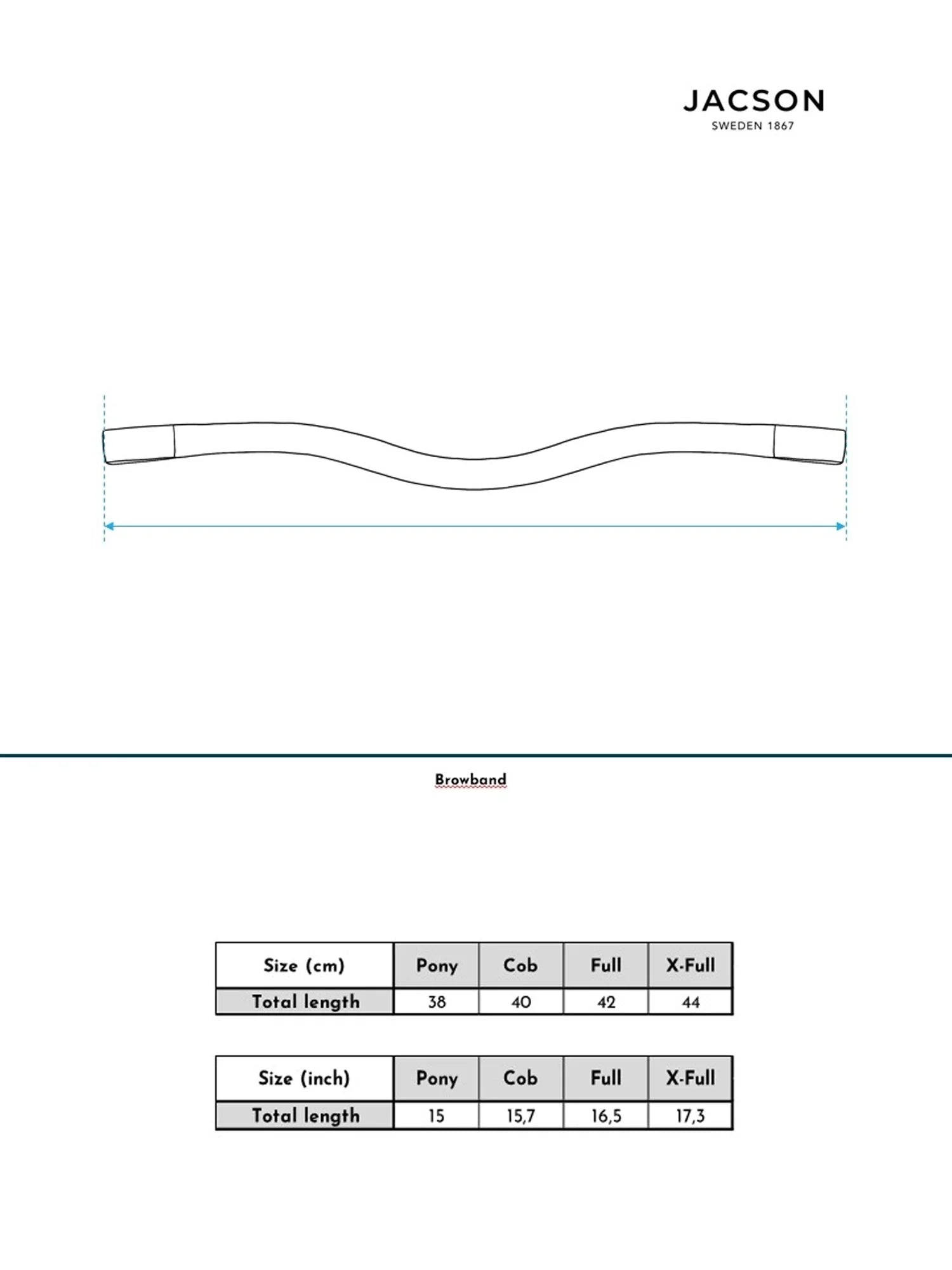 Jacson Cambridge Pannband - Brun