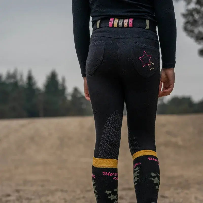 Red Horse Ridbyxor Ola Barn (Slim fit) - Svart