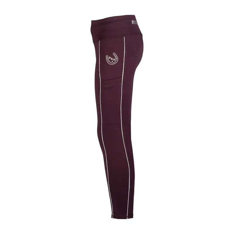 Red Horse Ridtights Yuki Barn - Lila