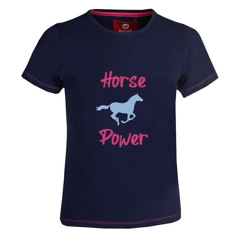 Red Horse T-shirt Toppie - Marinblå med häst