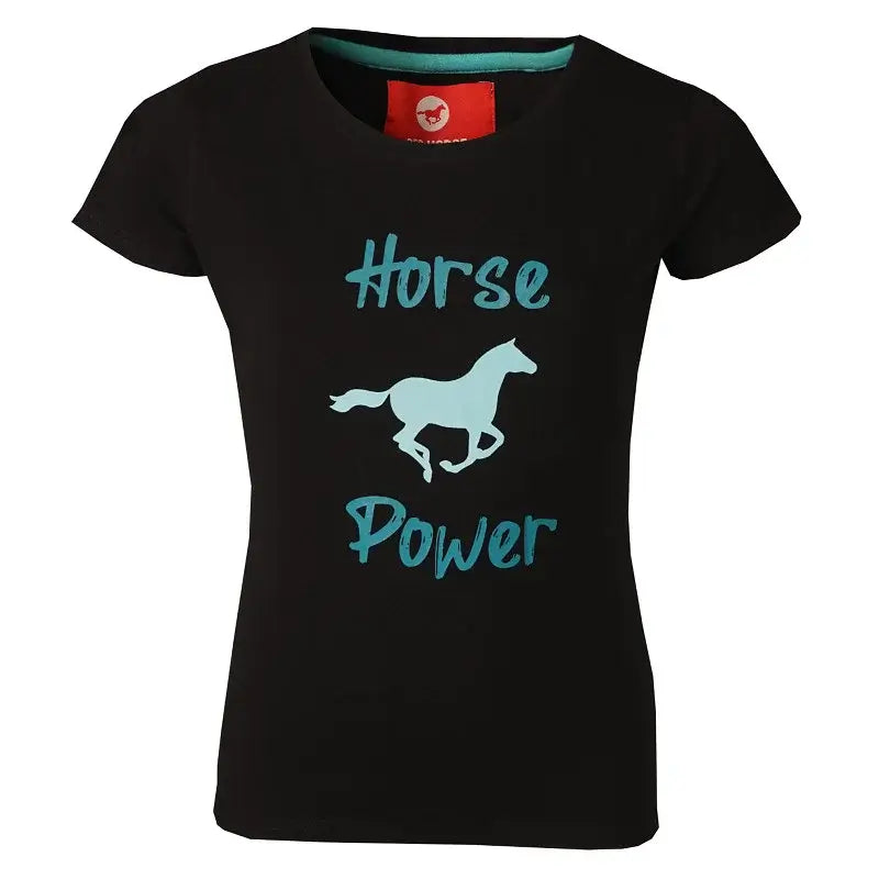 Red Horse T-shirt Toppie - Svart med häst