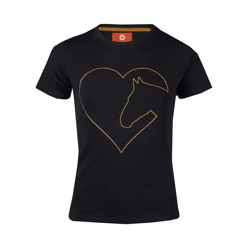 Red Horse T-shirt Toppie - Svart/Rosé