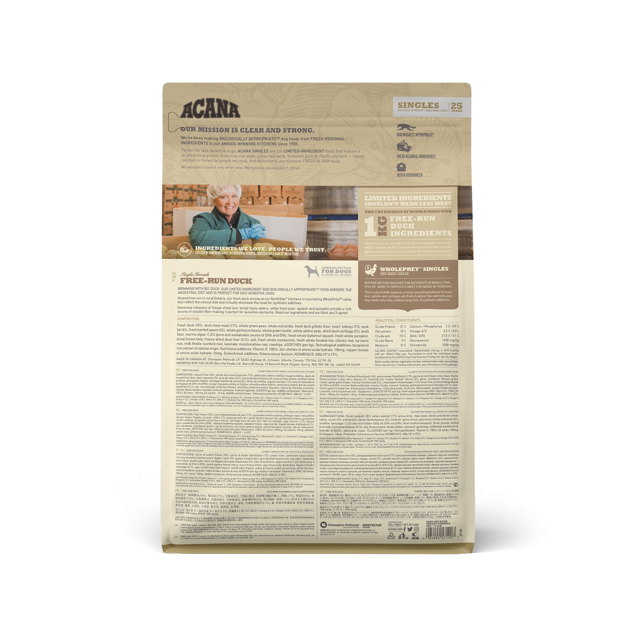 Acana Free-run Duck Hundfoder