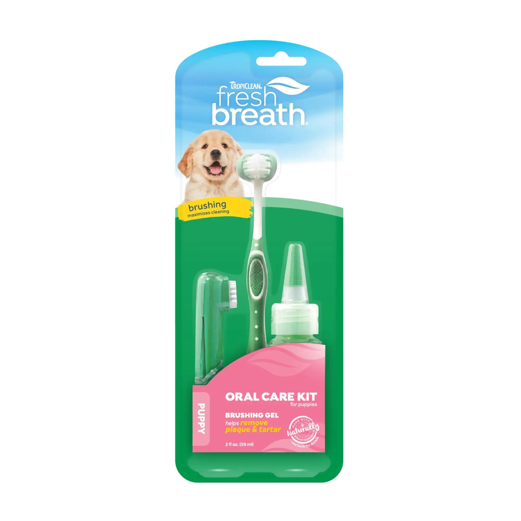 TropiClean Oral Care Fresh Breath Kit Puppy