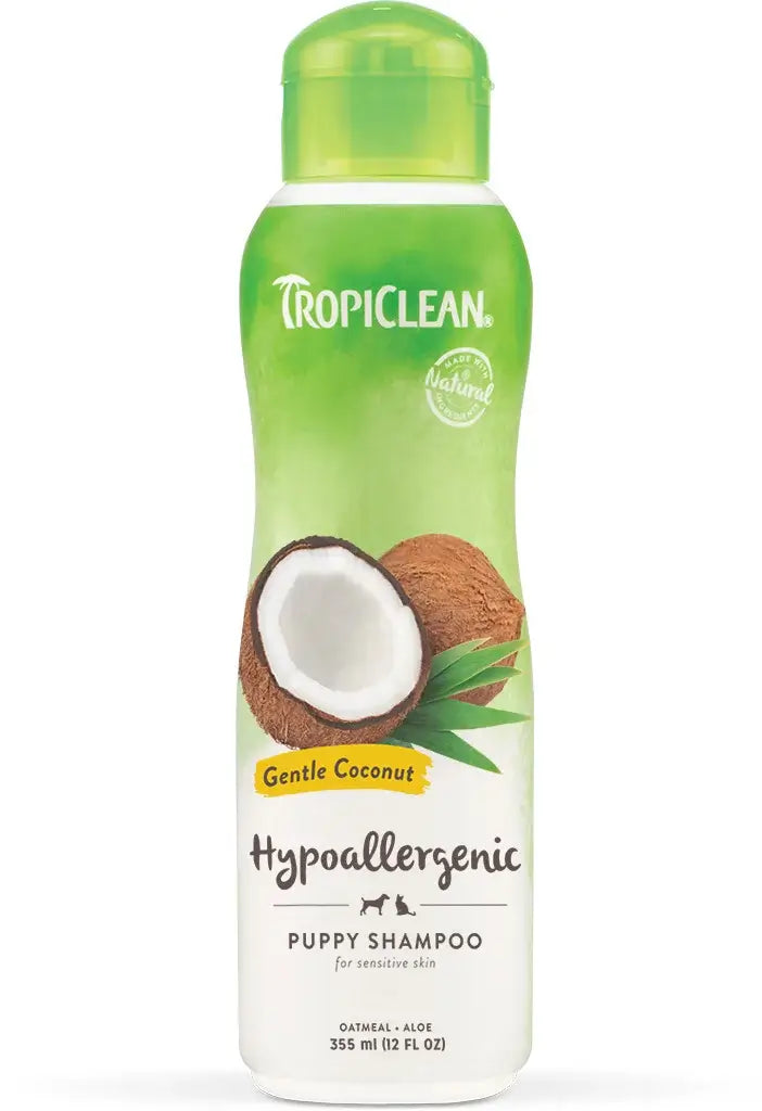 TropiClean Hypoallergenic Coconut Puppy & Kitten Shampo 355ml