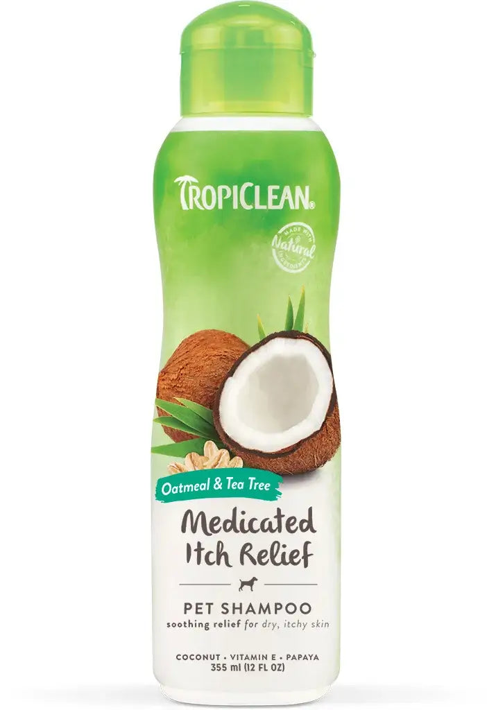 TropiClean Shampoo Medicated Oatmeal Tea Tree 355ml