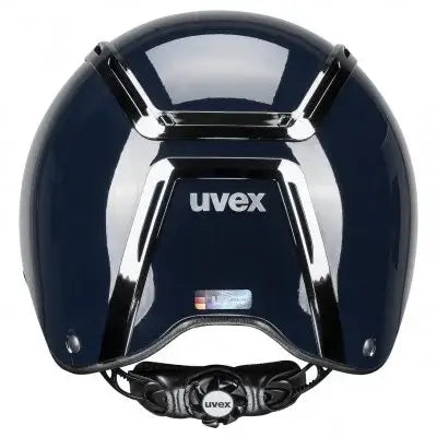 Uvex Ridhjälm Exxeed Shiny chrome - Navy