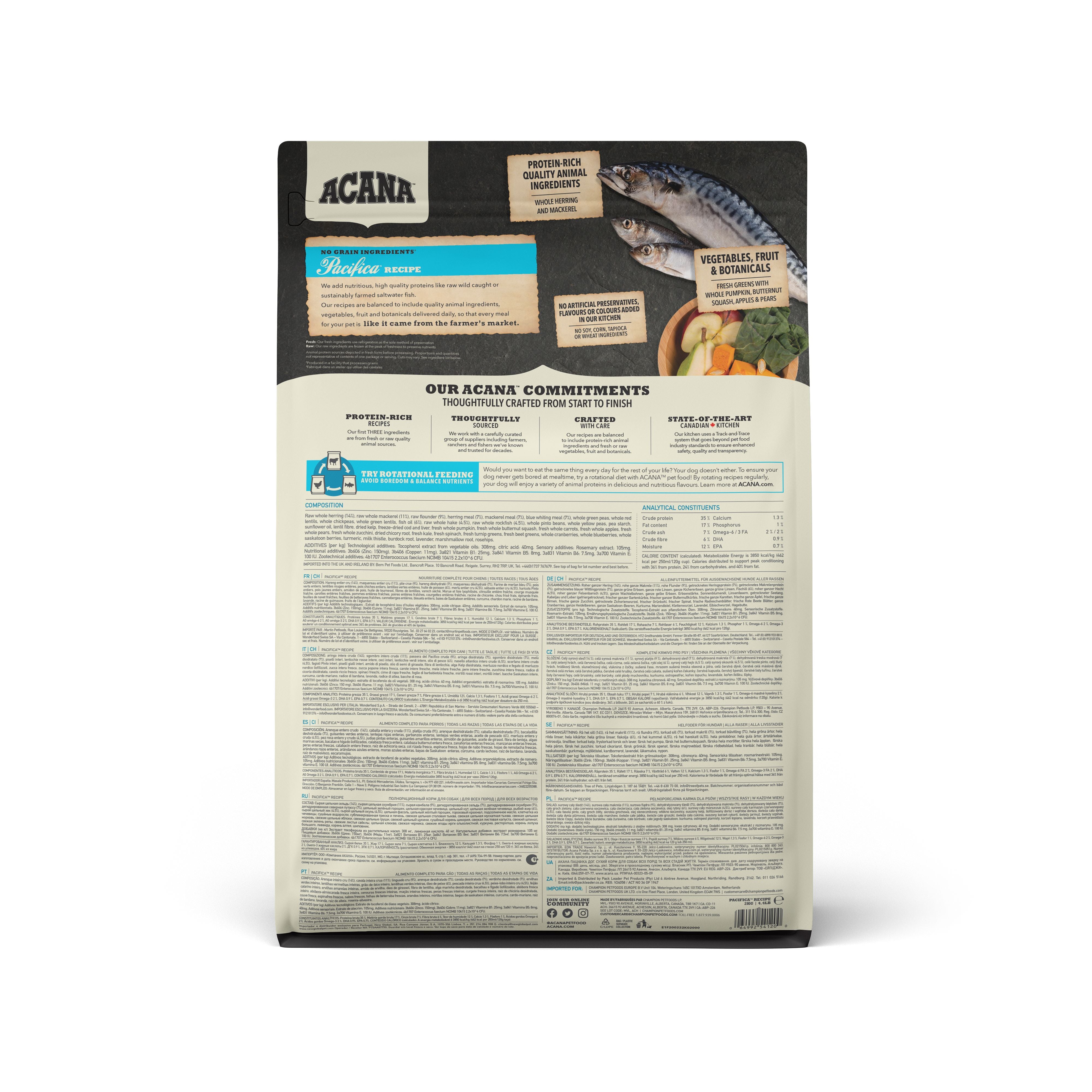 Acana Pacifica Hundfoder