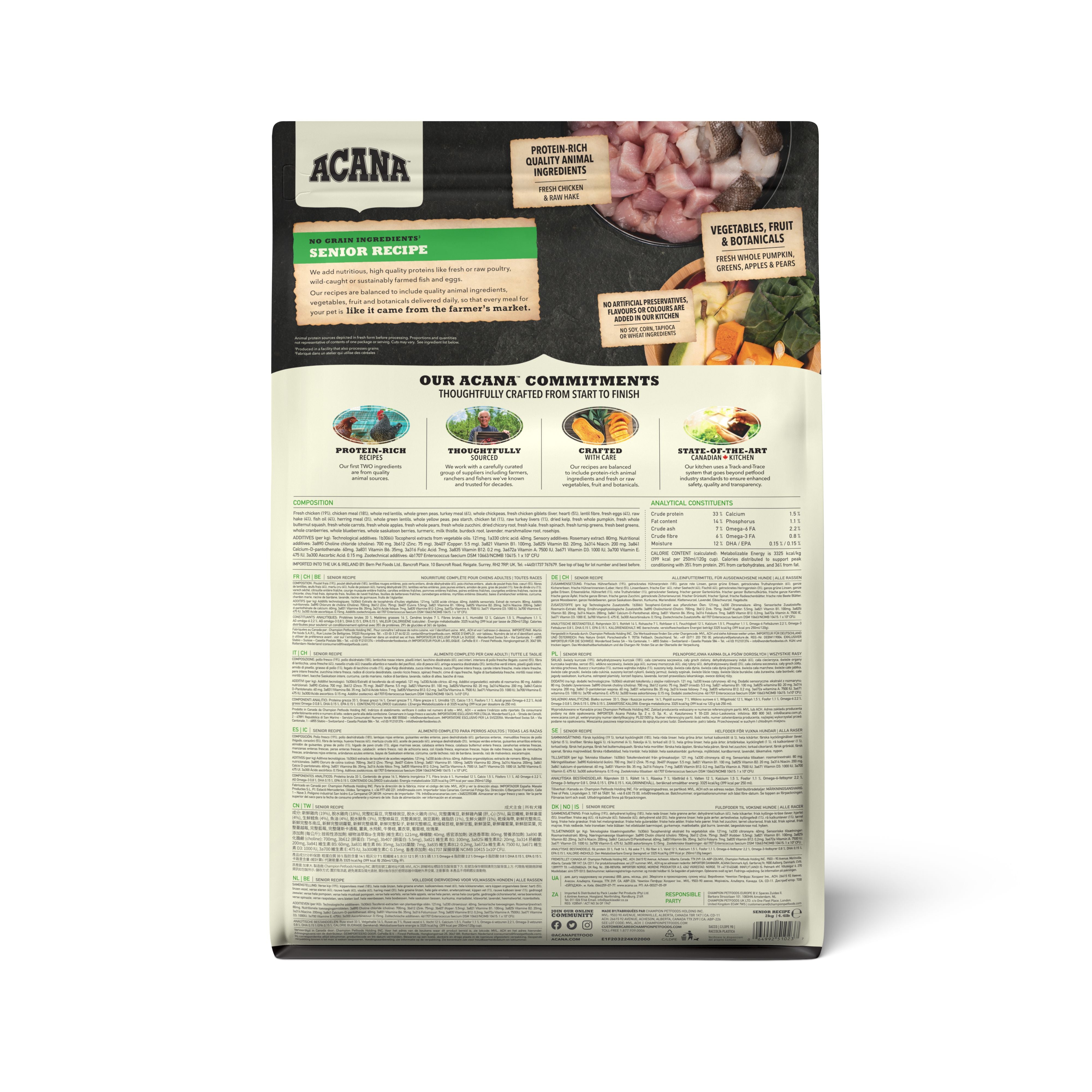 Acana Senior Hundfoder 11,4kg
