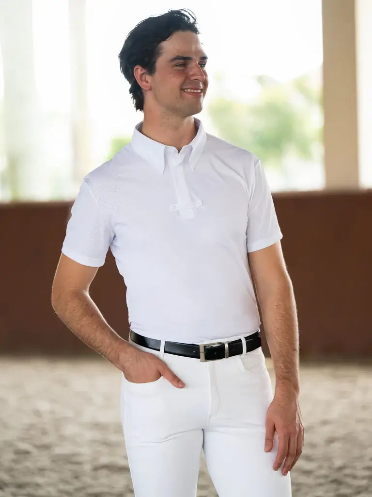 Equestrian Stockholm Ridbyxor Active Helskodda Herr - Vit