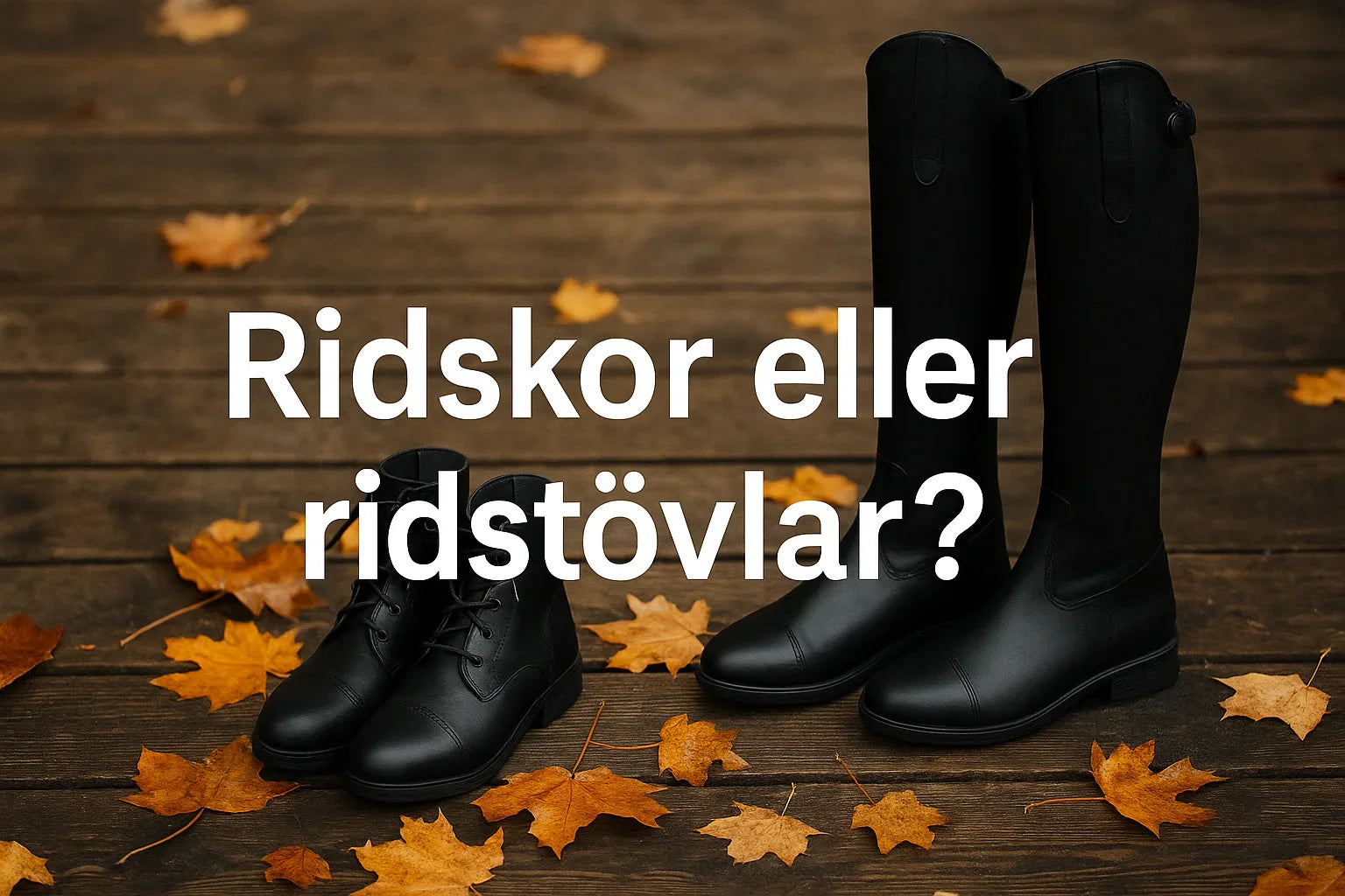 Vilka ridskor eller ridstövlar är bäst inför höst & vinter?