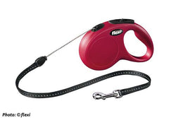 Flexi New CLASSIC S: 5 m rep - Röd