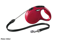 Flexi New CLASSIC M: 5 m rep - Röd