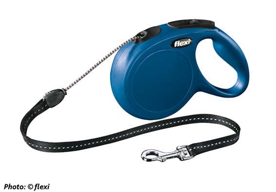 Flexi New CLASSIC LONG M: 8 m rep - Blå