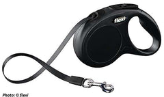 Flexi New CLASSIC S: 5 m band - Svart