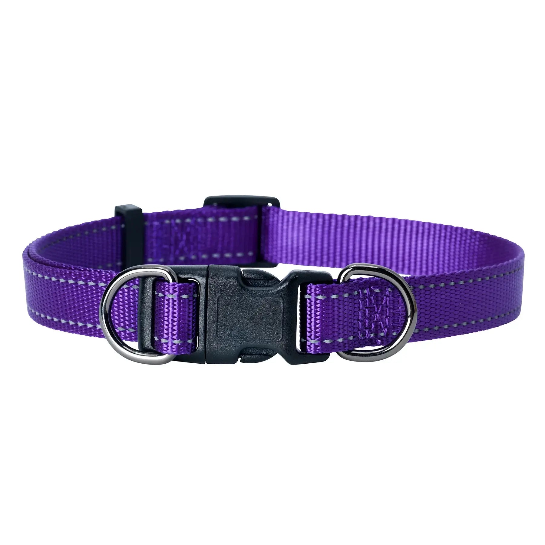 Dogman Iris Ställbart Hundhalsband - Lila