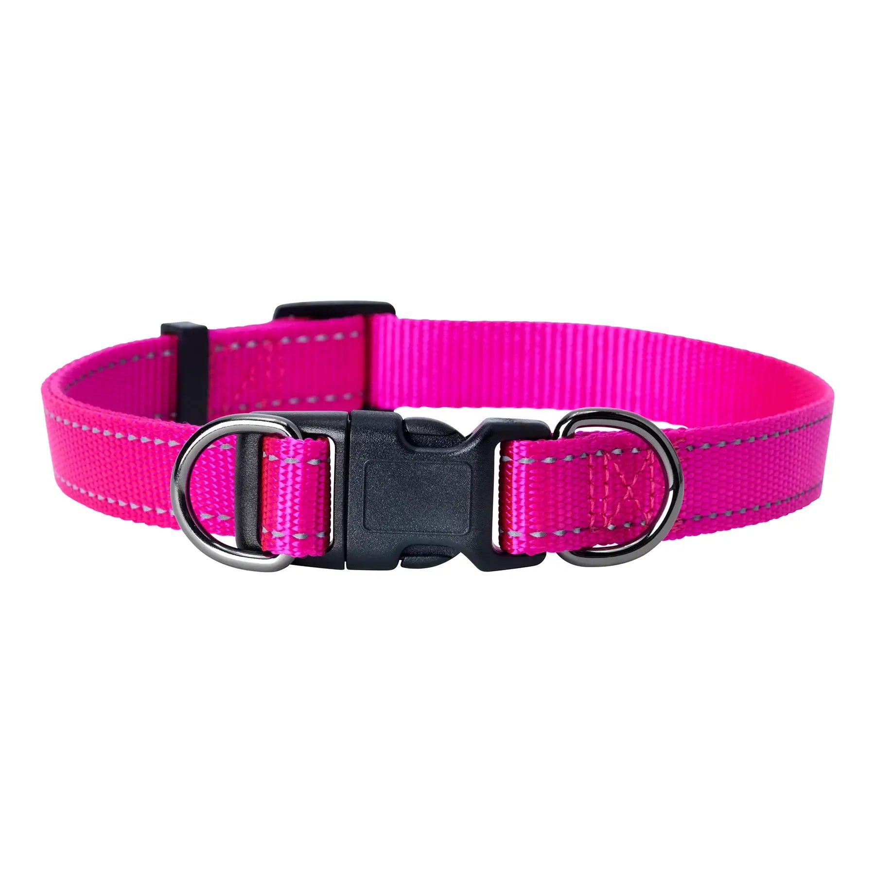 Dogman Iris Ställbart Hundhalsband - Rosa