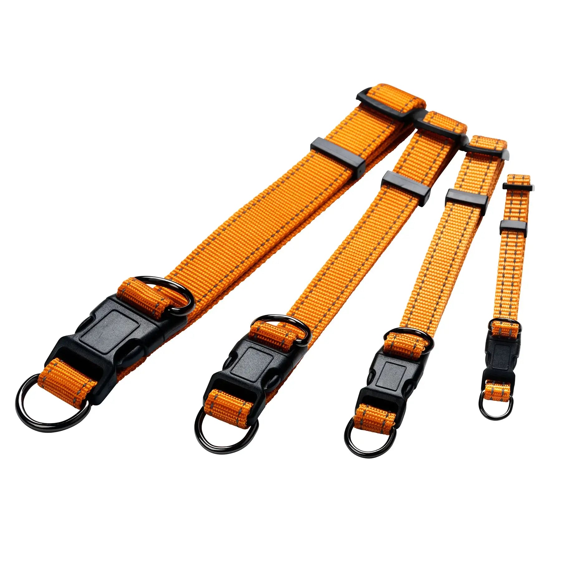 Dogman Iris Ställbart Hundhalsband - Orange