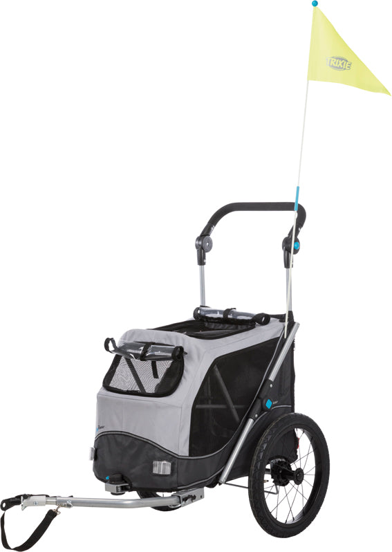 Trixie Cykelvagn Hund - Grå (S)