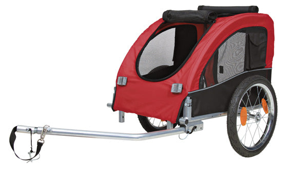 Trixie Cykelvagn Röd/Svart - M: 63x68x75/137 cm
