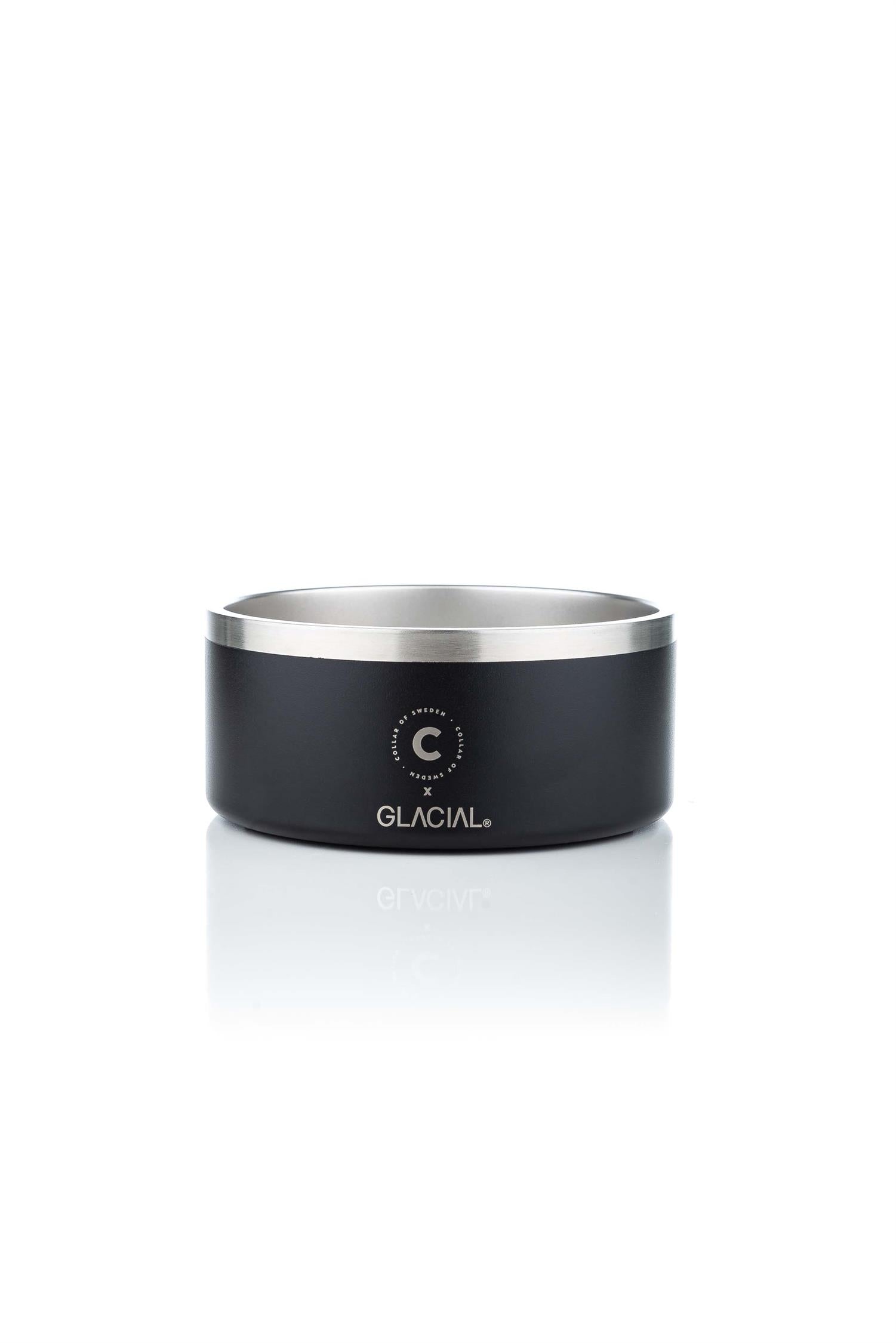 Glacial Termoskål 900ml Rostfri - Svart