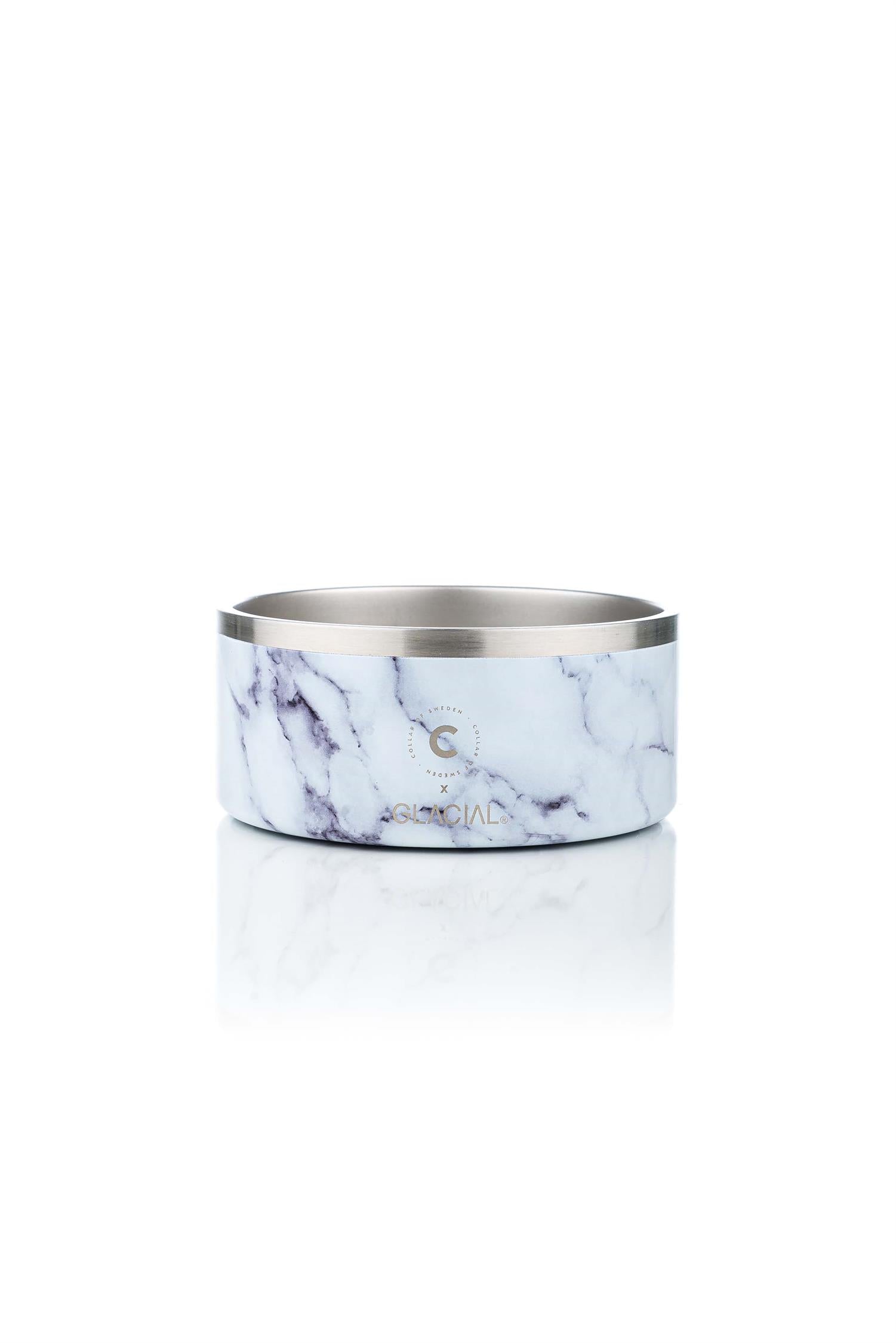 Glacial Termoskål 900ml Rostfri - Vitmelerad