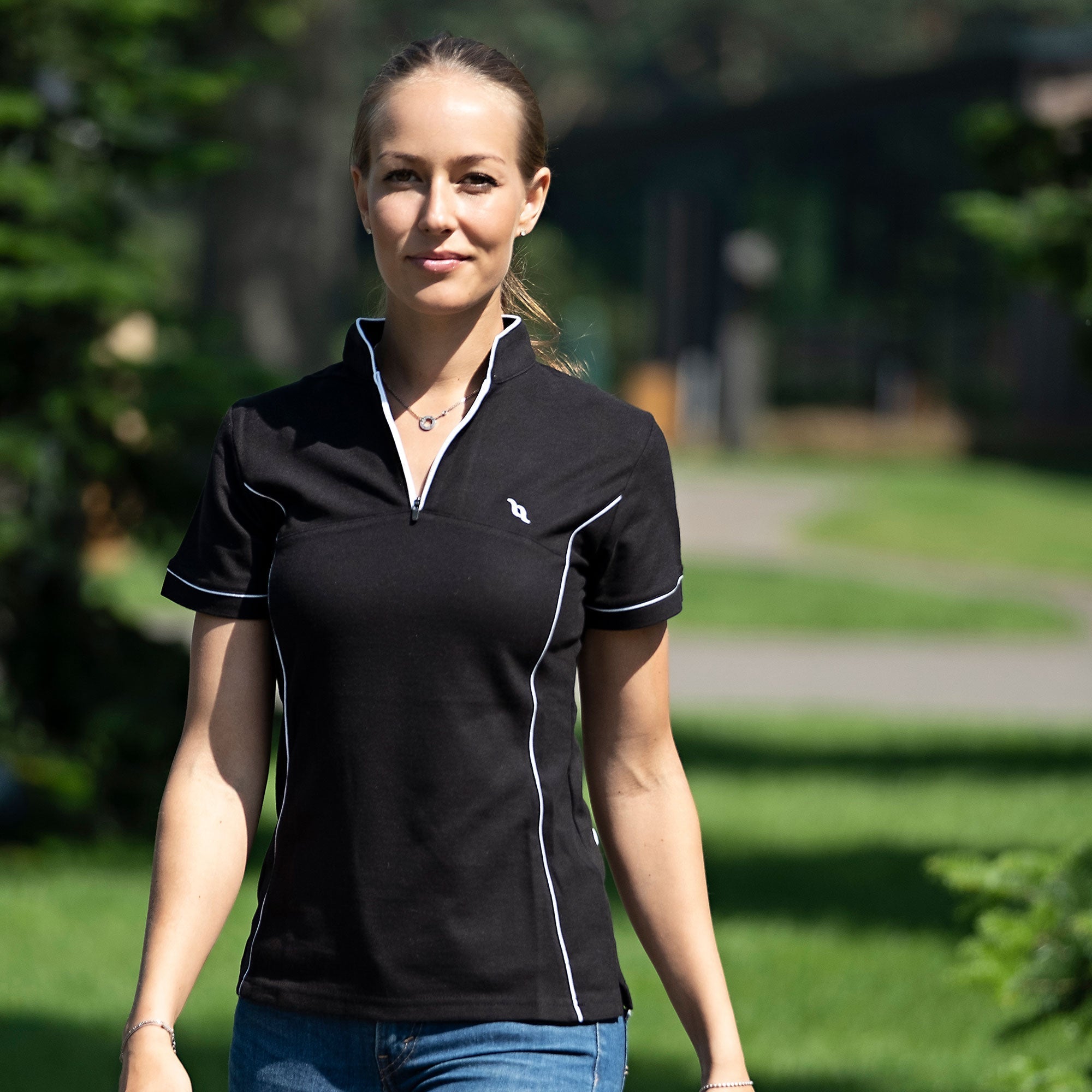 Back on Track T-shirt Slim Fit – Svart