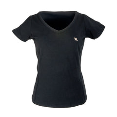 Back on Track T-shirt V-ringad – Svart