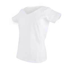 Back on Track T-shirt V-ringad – Vit