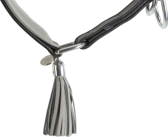 Trixie Active Comfort halsband vinthund XS-S: 24-31 cm - Svart/grå