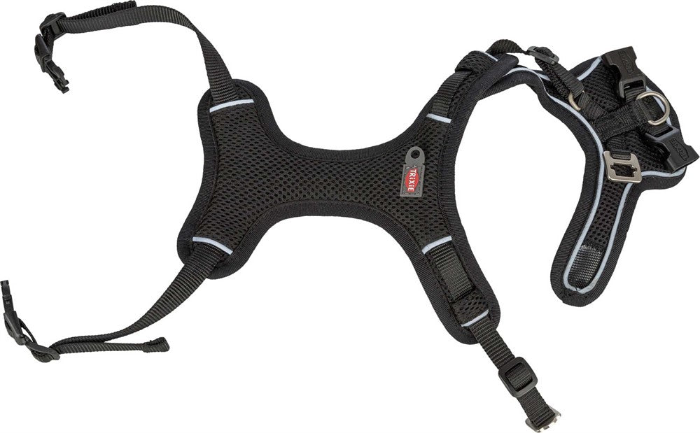 Trixie Premium FlexMesh sele bred - Svart