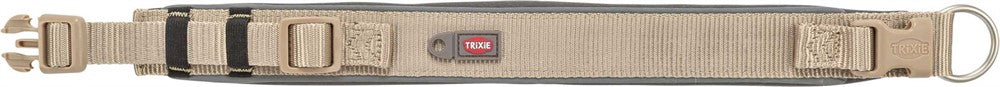 Trixie Premium halsband X-bred - Sand/grafit