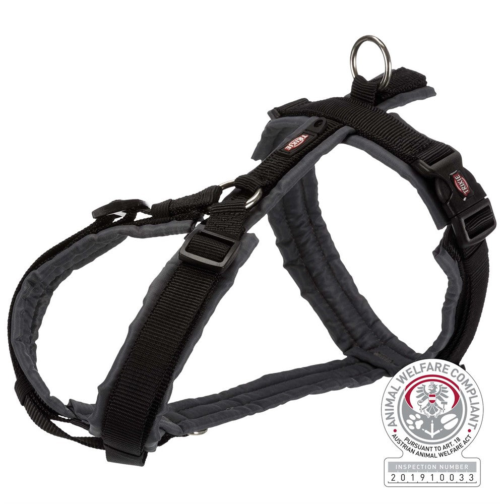 Trixie Premium Spårsele (XS-S) 32-38 cm/13 mm - Svart/grå