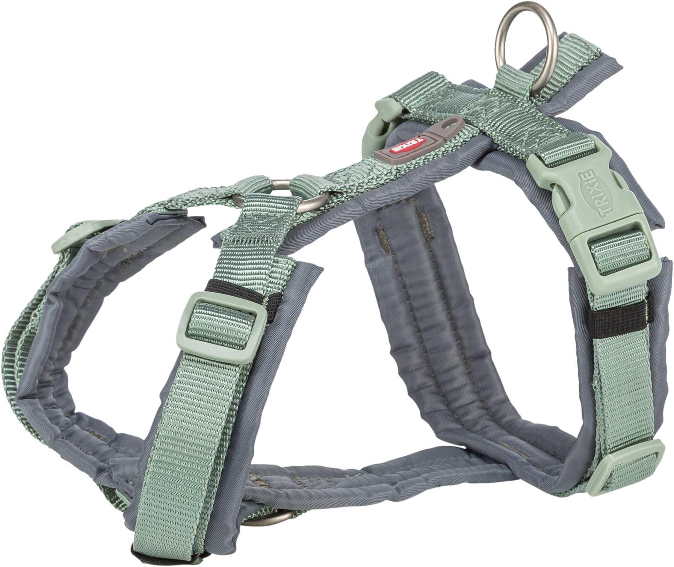 Trixie Premium spårsele M: 53-64 cm/20 mm -Sage/grafit
