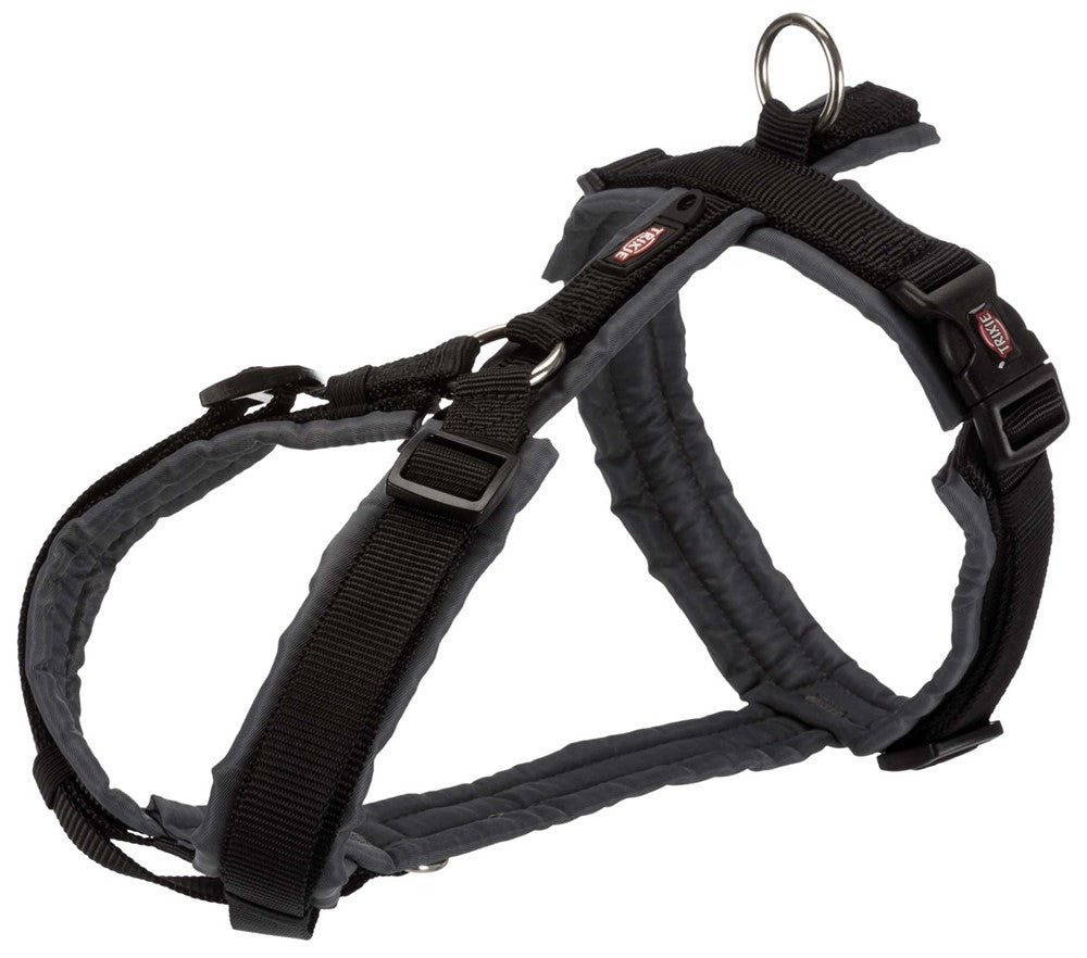 Trixie Premium Spårsele (XS-S) 32-38 cm/13 mm - Svart/grå
